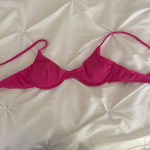 Pink Underwire Bikini Top NWOT